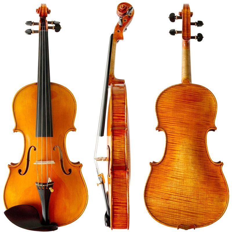 violin parts accessories New Ebony 1/2 Violin Chin rest Golden Screw 